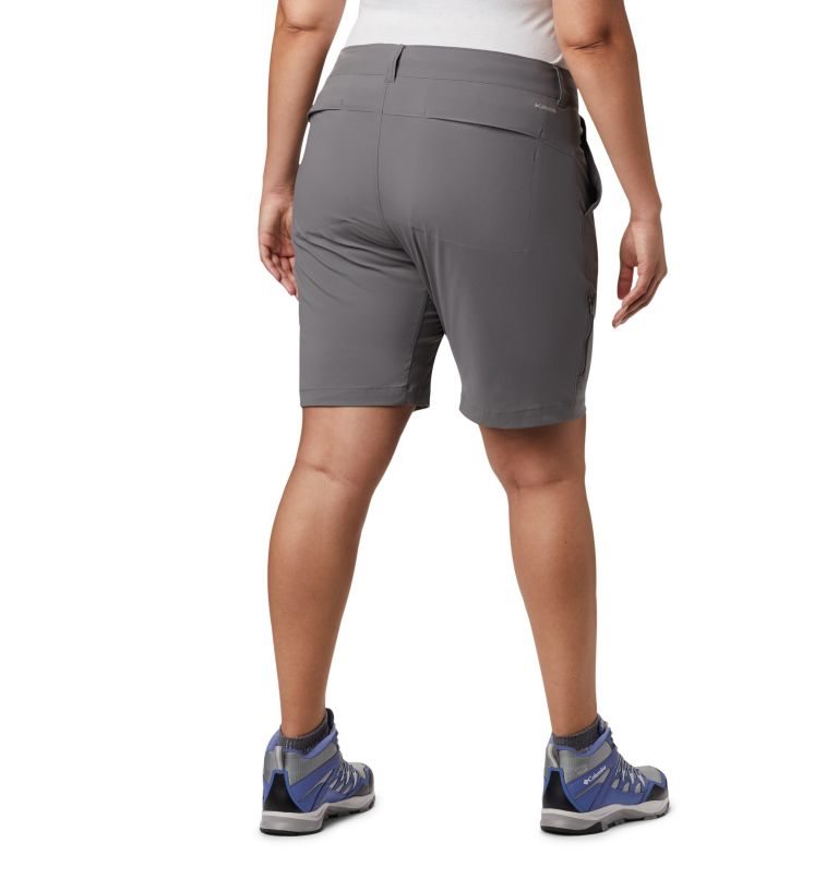 Women's Columbia Saturday Trail Long Shorts Grey | Plus Size CA-IA346